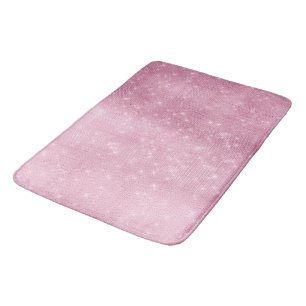 Pink Glitzy Chic Glam Sparkle Badmat