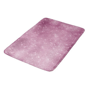 Pink Glitzy Chic Glam Sparkle Badmat