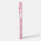 Pink Glitzy Chic Glam Sparkle Case-Mate iPhone Case (Achterkant / Links)