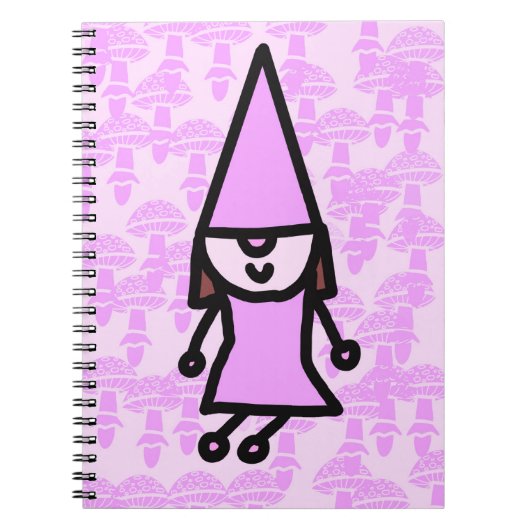 Pink Gnome Notitieboek (Voorkant)