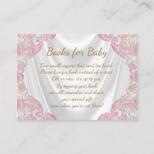 Pink Gold Apportez une carte Baby shower livre
