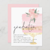 Pink Gold Cake Graduparty (Voorkant / Achterkant)