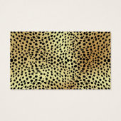 Pink Gold Cheetah Imprimer Beauté Boutique Hang Ta (Dos)
