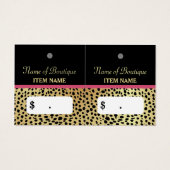 Pink Gold Cheetah Imprimer Beauté Boutique Hang Ta (Devant)