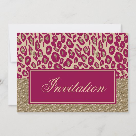 Pink Gold Chic Corporate Party Invitation (Devant)