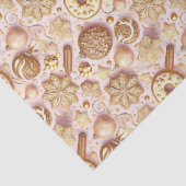Pink Gold Christmas Pattern#12 ID1009 Wrapping Tissuepapier (Detail)