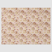 Pink Gold Christmas Pattern#12 ID1009 Wrapping Tissuepapier (Voorkant)