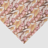 Pink Gold Christmas Pattern#22 ID1009 Tissuepapier (Detail)