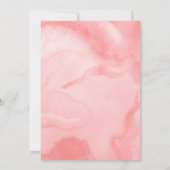 Pink Gold Fairytale Bridesmaids Invitations de déj (Dos)