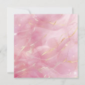 Pink Gold Fairytale Princess Crown Carte d'anniver (Dos)