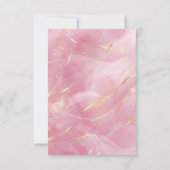 Pink Gold Fairytale Princess Crown Merci Cartes (Dos)