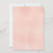 Pink Gold Fiesta première invitation anniversaire (Dos)