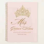 Pink Gold Mis Quince Anos Planner (Voorkant)
