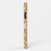 Pink Gold Sparkle  Damask Elegant Glitter Case-Mate iPhone Case (Achterkant/rechts)