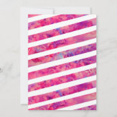 Pink Gold Watercolor Beach Bat mitzvah Invitations (Dos)