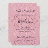 Pink Gold XOXO Kaart (Voorkant / Achterkant)