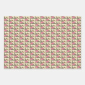 Pink + Golden Pop Art Cassettes Envelopper Papier  (Devant 2)