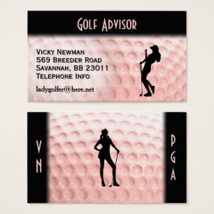 Pink Golf Ball Sports Double Side