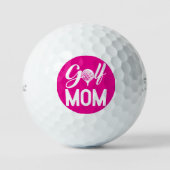 Pink GOLF MOM Golfballen (Voorkant)