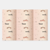 Pink Gondolas Venice Italie papier d'emballage (Devant 3)