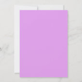 Pink Gradient 78e anniversaire invitation Retro Ph (Dos)