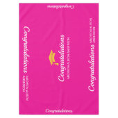 Pink Graduation Cap Nappe (Devant)