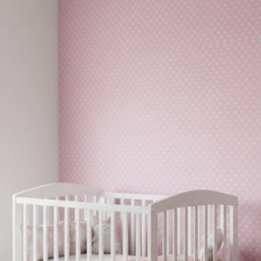 Pink & Gray Polka Dot Seamless Pattern Behang