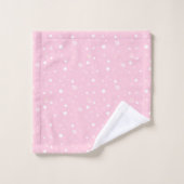 PINK GRAY SPLATTER AANGEPASTE TOWEL SET BAD HANDDOEK (Wasdoekje)