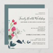 PINK GREEN FAUNA EUCALYPTUS WREATH WORKSHOP EVAL KAART (Voorkant / Achterkant)