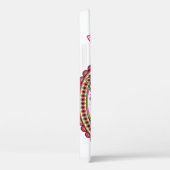 Pink Green Funky Paisley gepersonaliseerd Case-Mate iPhone Case (Achterkant / Rechts)