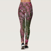 Pink Green Lt Fractal Art Leggings (Achterkant)