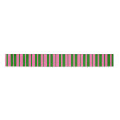 Pink Green Stylish Stripes Pattern Design  Lint (Voorkant)