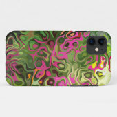 Pink Green tourne à peine Il y a Coque pour iPhone (Dos (Horizontal))