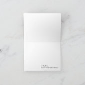 Pink Grey Boho Typografie Baby shower Bedankt (Binnen)