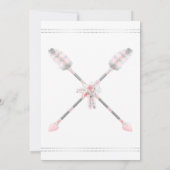 Pink Grey Dream Catcher Floral Feathers Arrows Kaart (Achterkant)