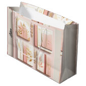 pink groot cadeauzakje (Voorkant Gekanteld)