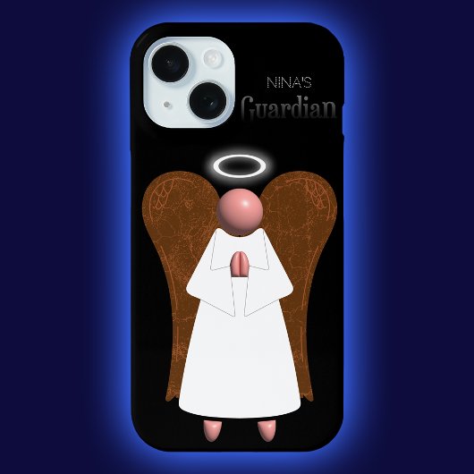 Pink Guardian Angel Case-Mate iPhone Case
