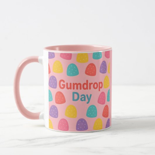  Pink Gumdrop Day Combo Mug (Gauche)