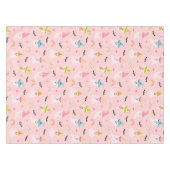 Pink Halloween Éffrayant Cute Ghost Nappe (Devant (Horizontal))