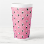 Pink Halloween Latte Mug par la poète Adiela Akoo (Devant)