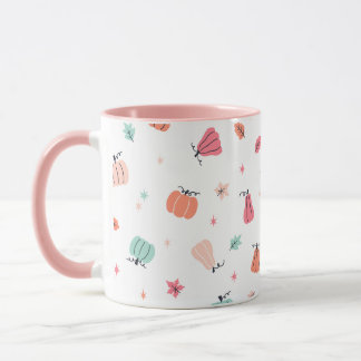 Pink Halloween mignon Citrouille café Mug