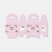 Pink Halloween Spooky Ghost Bedankdoosjes (Uitgevouwen)