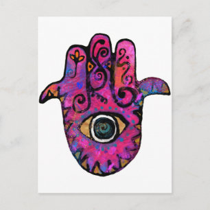 **PINK HAMSA** BRIEFKAART