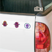 **PINK HAMSA** BUMPERSTICKER (Op Truck)