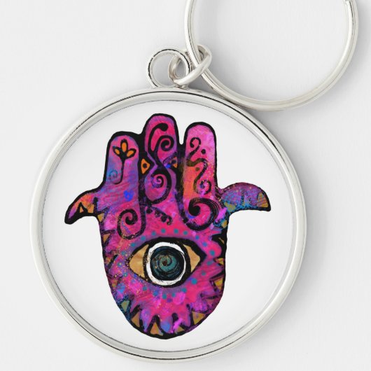 **PINK HAMSA** SLEUTELHANGER (Voorkant)