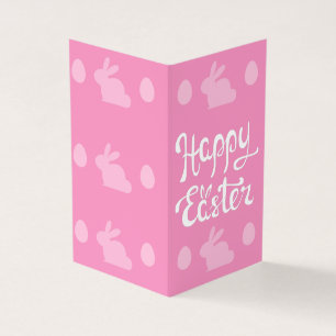 Pink Happy Pâques Pack de 25 Mini Cartes