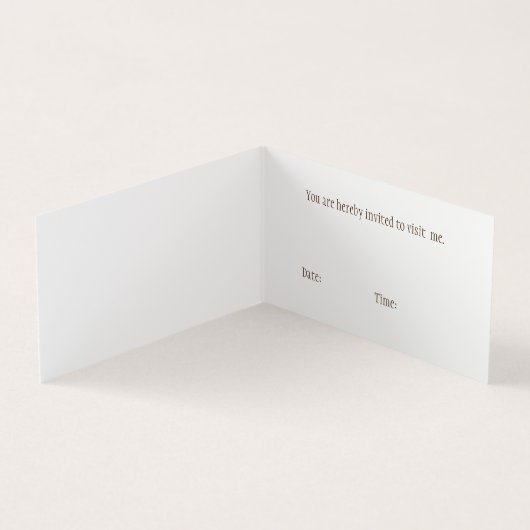 Pink Harlequin Specialized Princess Play Date Visitekaartjes (Binnen)