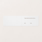 Pink Harlequin Specialized Princess Play Date Visitekaartjes (Binnenkant ongevouwen)