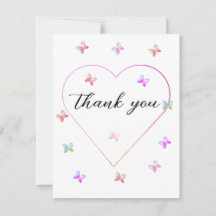 Pink Heart Butterfly meisje baby shower