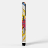 Pink Heart Design en gepersonaliseerde naam Case-Mate iPhone Case (Achterkant / Rechts)